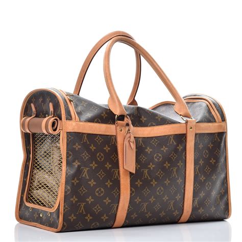 fake louis vuitton dog purse|Louis Vuitton dog carrier 50.